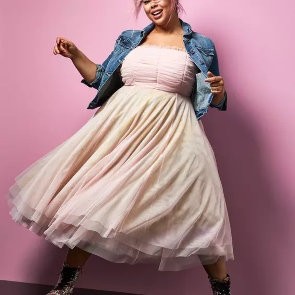 Torrid Betsey Johnson Rainbow Dress Size 16 NWT